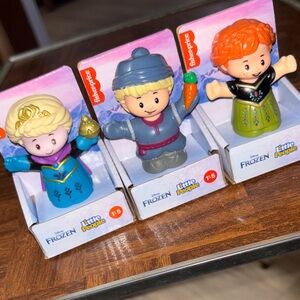 Fisher-Price Little People Frozen Figures - Elsa, Kristoff and Anna NIB